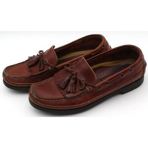 Sperry Mens Brown Mocasin Shoes Size 10 M